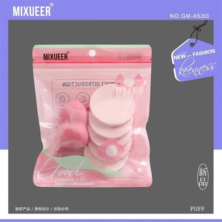 Set de 6 Puffs Maquillaje Compacto