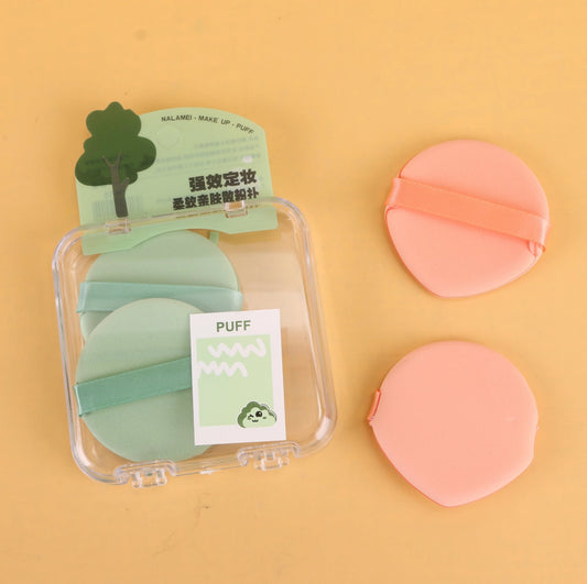 Puffs Redondos para Maquillaje en Multiples Colores