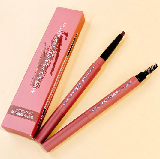 Lápiz de cejas retráctil 3D a prueba de agua, preciso y duradero. Se vende en cajas de 24, ideal para mayoristas y tiendas de belleza.