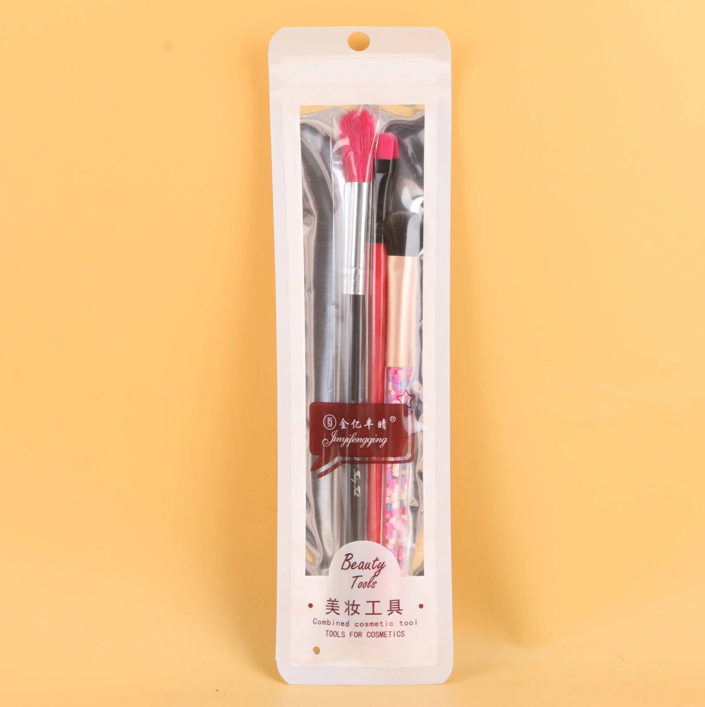 Set de 2 Brochas de Maquillaje mas 1 Pincel de Precisión