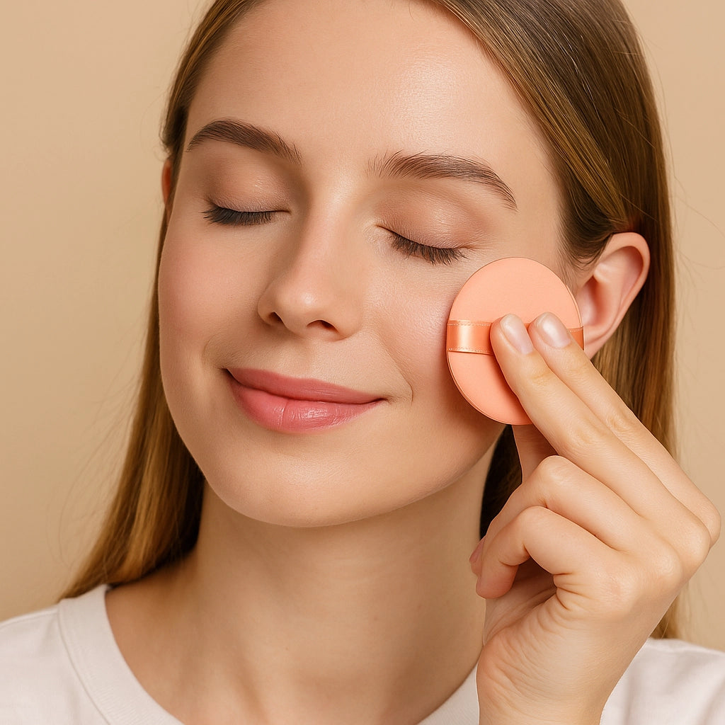 Puffs Redondos para Maquillaje en Multiples Colores